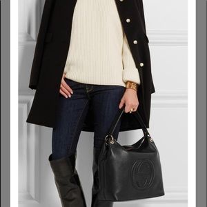 ISO Gucci Black Shoulder Bag